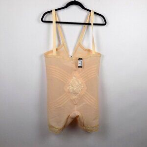 Rago Shapette Shape Wear your own bra body Briefer Size 4X Beige